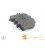 لنت ترمز عقب مرسدس بنز کلاس CLS350 سالهای 2011 تا 2014 (اورجینال) - A0074209520